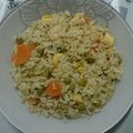 El cooksnap de Mariquilla cuando hizo Arroz frito chino tres delicias.