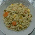 El cooksnap de Mariquilla cuando hizo Arroz frito chino tres delicias.