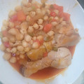 El cooksnap de Azahara Molina cuando hizo Guiso de garbanzos con pollo.