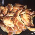 El cooksnap de Belén Lemos cuando hizo Medialunas rellenas de jamón y queso😋🥐.