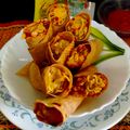 Ruby Bose's cooksnap of when they made পাপড় রোল (Papad Roll recipe in Bengali).