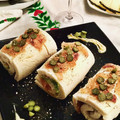 El cooksnap de Laura Cotter cuando hizo Rollo de Salmón y queso philadelphia.