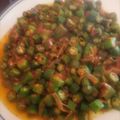 Shabbir Dalal's cooksnap of when they made Bhindi ki Sabzi.