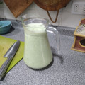 El cooksnap de sramella cuando hizo Gazpacho de pepino. (sopa fría).