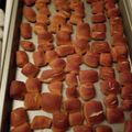 Micah Wallin's cooksnap of when they made Pretzel Bites.