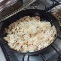 El cooksnap de Ángel Quiroz Candela cuando hizo Arroz con atún en lata.