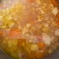 Cooksnap από Sofia Antonopoulou στη συνταγή Πολύχρωμη σούπα λαχανικών με ρεβύθια 🥦🥕🍠🥔