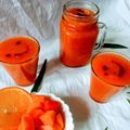 Madhvi Dwivedi का कुकस्नैप जब उन्होंने पापाया ऑरेंज समुदी (papaya orange smoothie recipe in Hindi) बनाया था।