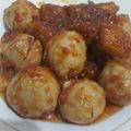 Cooksnap dari linx chan untuk resep Bakso pedas manis