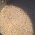 El cooksnap de Marieta cuando hizo Salsa Bechamel (salsa blanca).