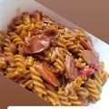 Cooksnap dari IkkeRs untuk resep Sosis,makaroni saos pedas