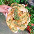 Cooksnap của Thu Mèo khi họ làm theo món Bánh mì bơ tỏi (nồi chiên không dầu)