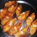 Vaishali Arora's cooksnap of when they made Fried momos.
