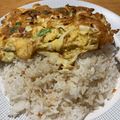 Cooksnap MocQue semasa beliau membuat Korean Cabbage Omelette🇰🇷.