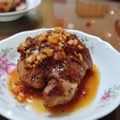Tsung-Ming Chiu 的 蒜香蜂蜜烤豬排 cooksnap