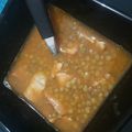 El cooksnap de Marty Bello cuando hizo Lentejas con tocino.