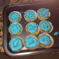 El cooksnap de Alba Cerezo Casas cuando hizo Cupcakes de arándanos keto con buttercream de queso (muffins o magdalenas).