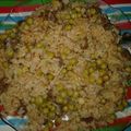 El cooksnap de Yenny de Arevalo cuando hizo Guiso de arroz con carne.
