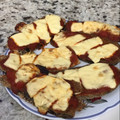 El cooksnap de julimuss cuando hizo Milanesa de berenjena a la napolitana.