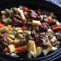 Chuckie Jakefromstatefarm Franklin's cooksnap of when they made Crock Pot Beef Stew.