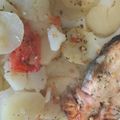El cooksnap de Tamara Ferreira cuando hizo Salmón asado con patatas.