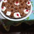 El cooksnap de Mariana cuando hizo 🎂BROWNIE DE CHOCOLATE DULCE DE LECHE Y MERENGUE 🎂.
