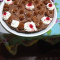 El cooksnap de Mariana cuando hizo 🎂BROWNIE DE CHOCOLATE DULCE DE LECHE Y MERENGUE 🎂.
