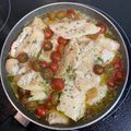 El cooksnap de Ana Pernas cuando hizo Merluza al vino blanco.