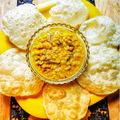 Sumita Roychowdhury's cooksnap of when they made লুচি ছোলার ডাল (luchi cholar daal recipe in bengali).