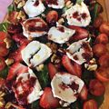 El cooksnap de Laura Cotter cuando hizo Ensalada de espinacas y fresas.