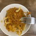 Shin-Ning Kuo 的 高麗菜炒冬粉 cooksnap