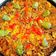 El cooksnap de Gonzalo San cuando hizo Arroz con conejo, alcachofas y verduritas de temporada.