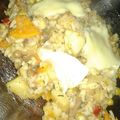 El cooksnap de Micaela Zalazar cuando hizo Mix de verduras salteadas con arroz.