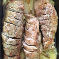 El cooksnap de Ana Maria Tozser cuando hizo Solomillo al horno con patatas y pimientos.