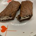 Évi Varga Cooksnap-ja, amikor elkészítette a(z) Kakaós felhőpalacsinta túrókrémmel receptet.