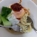 Cooksnap izzati zatie semasa beliau membuat Pan Mee Sup Simple dengan Minyak Cili Kering & Bawang Putih Special.