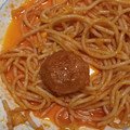 El cooksnap de Luisa “Meiga” Lizariturry cuando hizo Spaghetti con albóndigas.