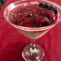 El cooksnap de Valeria Arias cuando hizo Panna cotta o panacota a la vainilla con salsa de frambuesa casera.