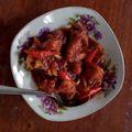 Cooksnap Alisya Zulkifli semasa beliau membuat Ayam Masak Merah.