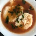Cooksnap-ul lui Oprisi Gina atunci când a preparat Supă de pui cu găluște de griș și bulion.