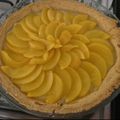 El cooksnap de Ruth Nuñez cuando hizo Tarta de Durazno con crema pastelera.