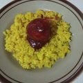 Cooksnap dari Riris Dekoranti untuk resep Nasi Kuning Gurih Bumbu Masak Habang Khas Banjar