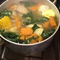 El cooksnap de Julieta Leal Rosales cuando hizo Cazuela de ave.