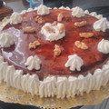 El cooksnap de Bichu cuando hizo Tarta tocino de cielo, bizcocho, nata y nueces.