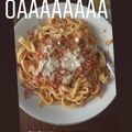 El cooksnap de Ruthy Rivadavia cuando hizo Fideos Casero al huevo.