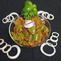 kavita meena का कुकस्नैप जब उन्होंने बेसन शिमला मिर्च (Besan shimla mirch recipe in hindi) बनाया था।