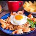 Amy’s Kitchen 的 鮮蝦香菇炒麵 cooksnap