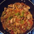 El cooksnap de Zully cuando hizo Chop Suey con pollo.