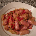 El cooksnap de Lilit cuando hizo Salchichas en salsa.