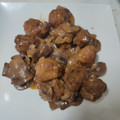 El cooksnap de Rut Borillo cuando hizo Albóndigas en salsa con champiñones.
